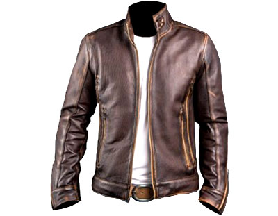 Leather Jacket Coffee